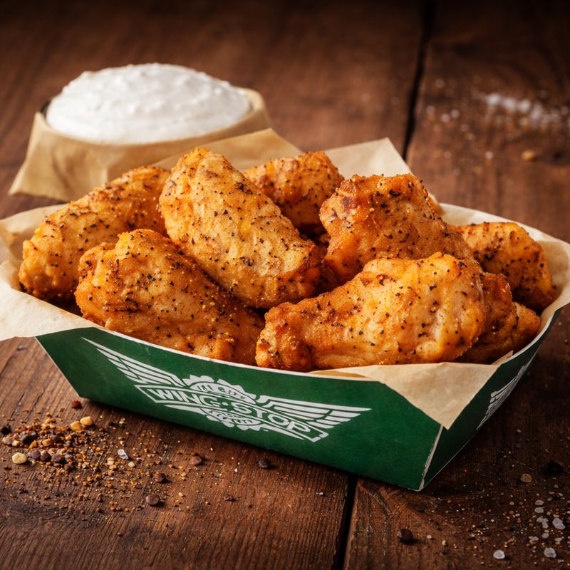 Classic Wings with Rice